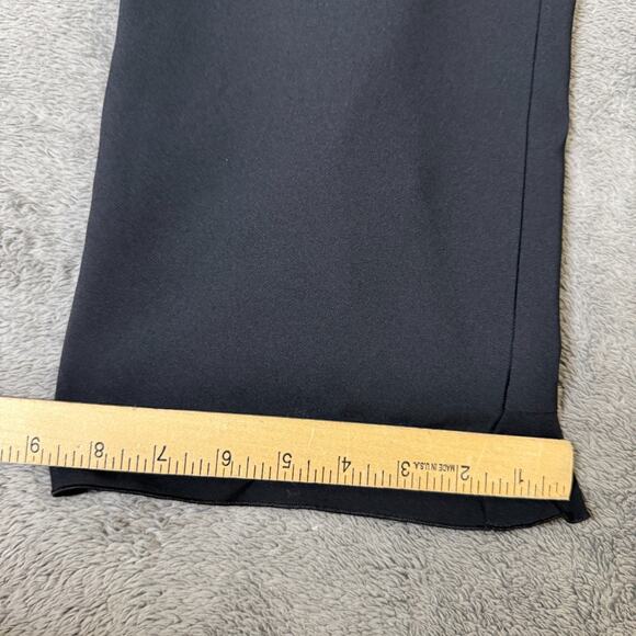 INC International Concepts Pants NWT 12 Black Pull On Trousers Ruffle Back Leg - Picture 5 of 9